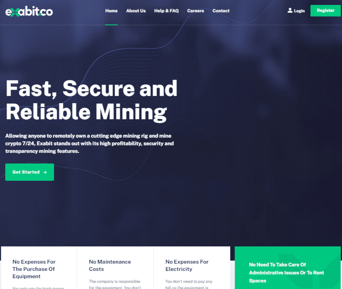 Página web de Exabit