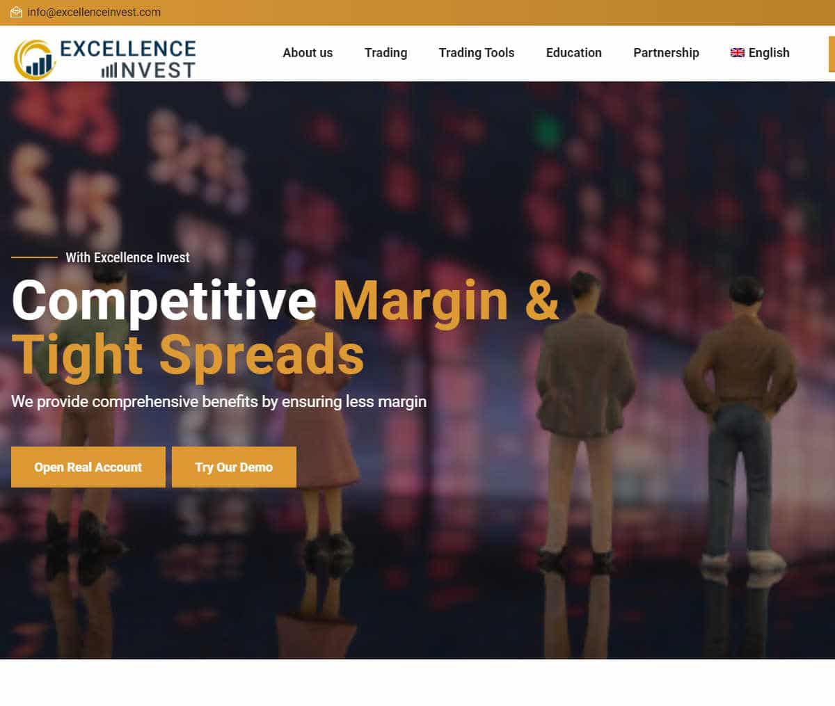Página web de Excellence Invest