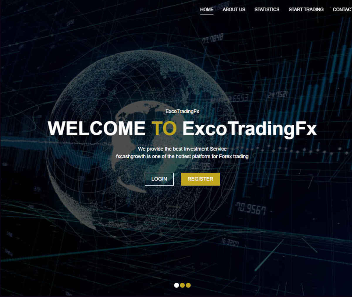 Página web de ExcoTradingFx