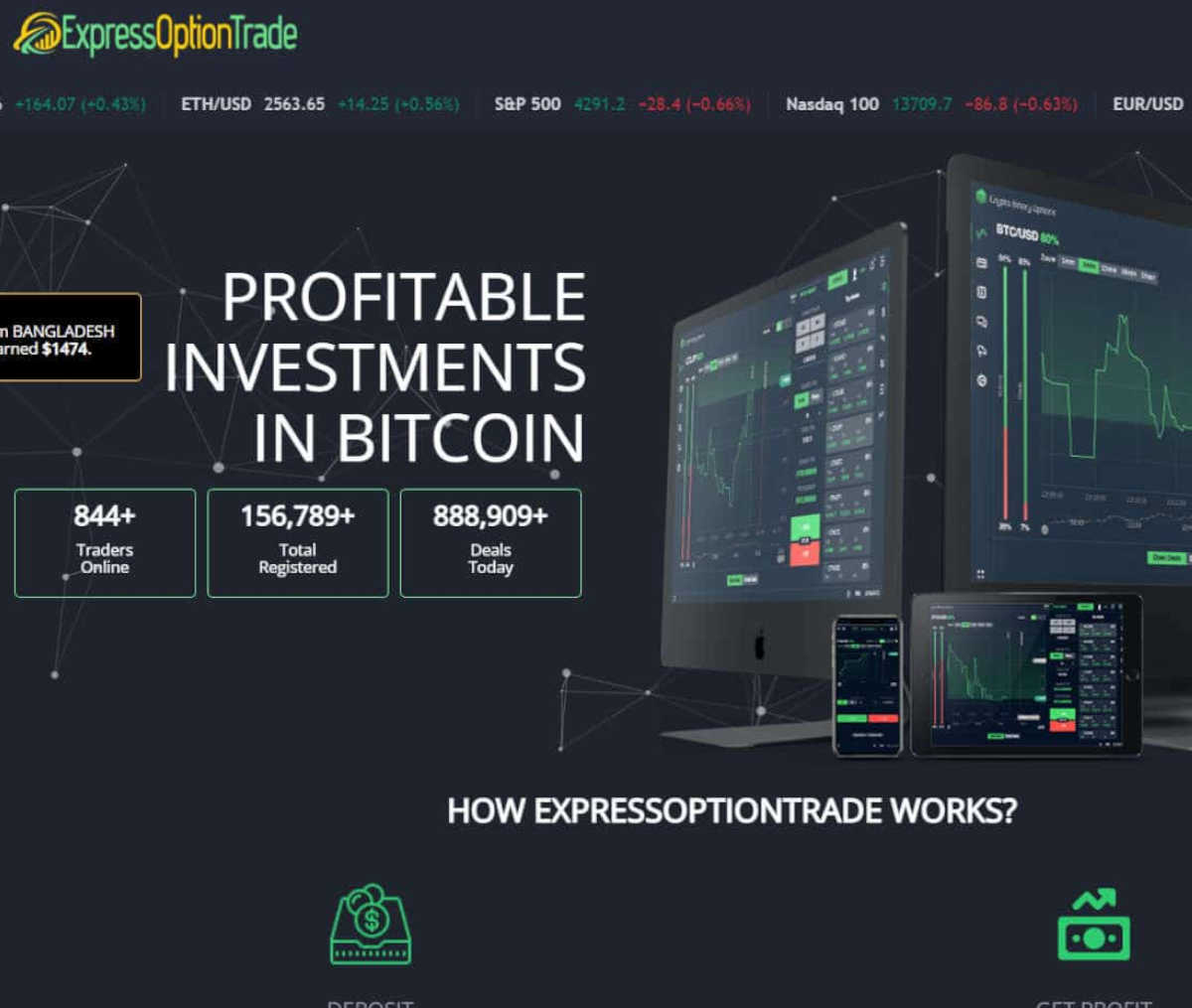 Página web de ExpressOptionTrade