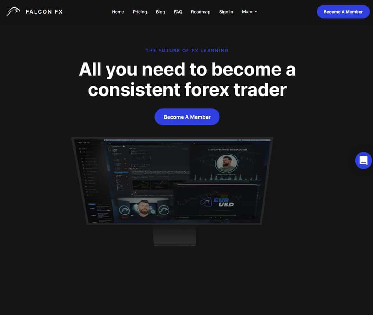 Página web de Falcon FX