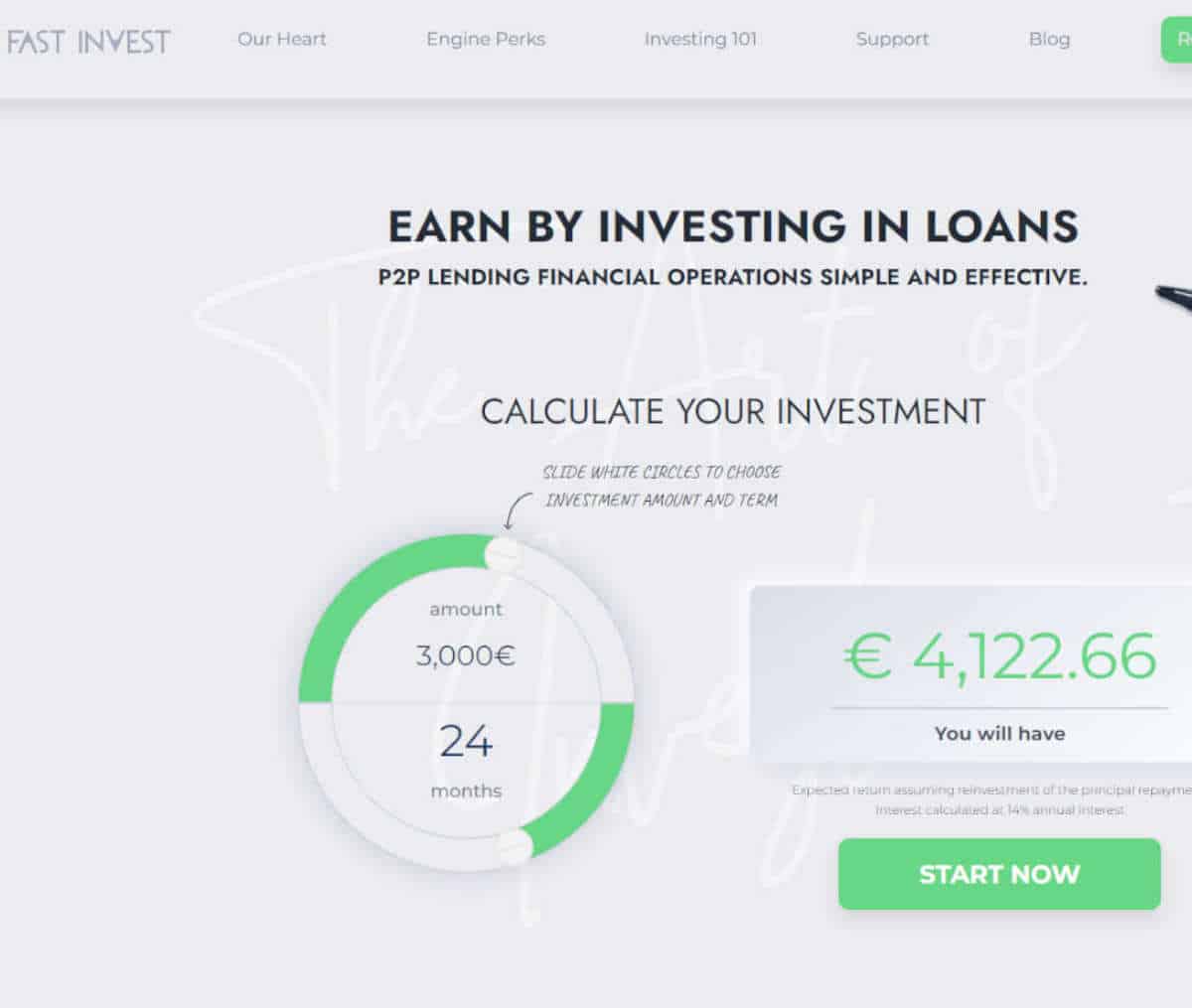 Página web de FAST INVEST