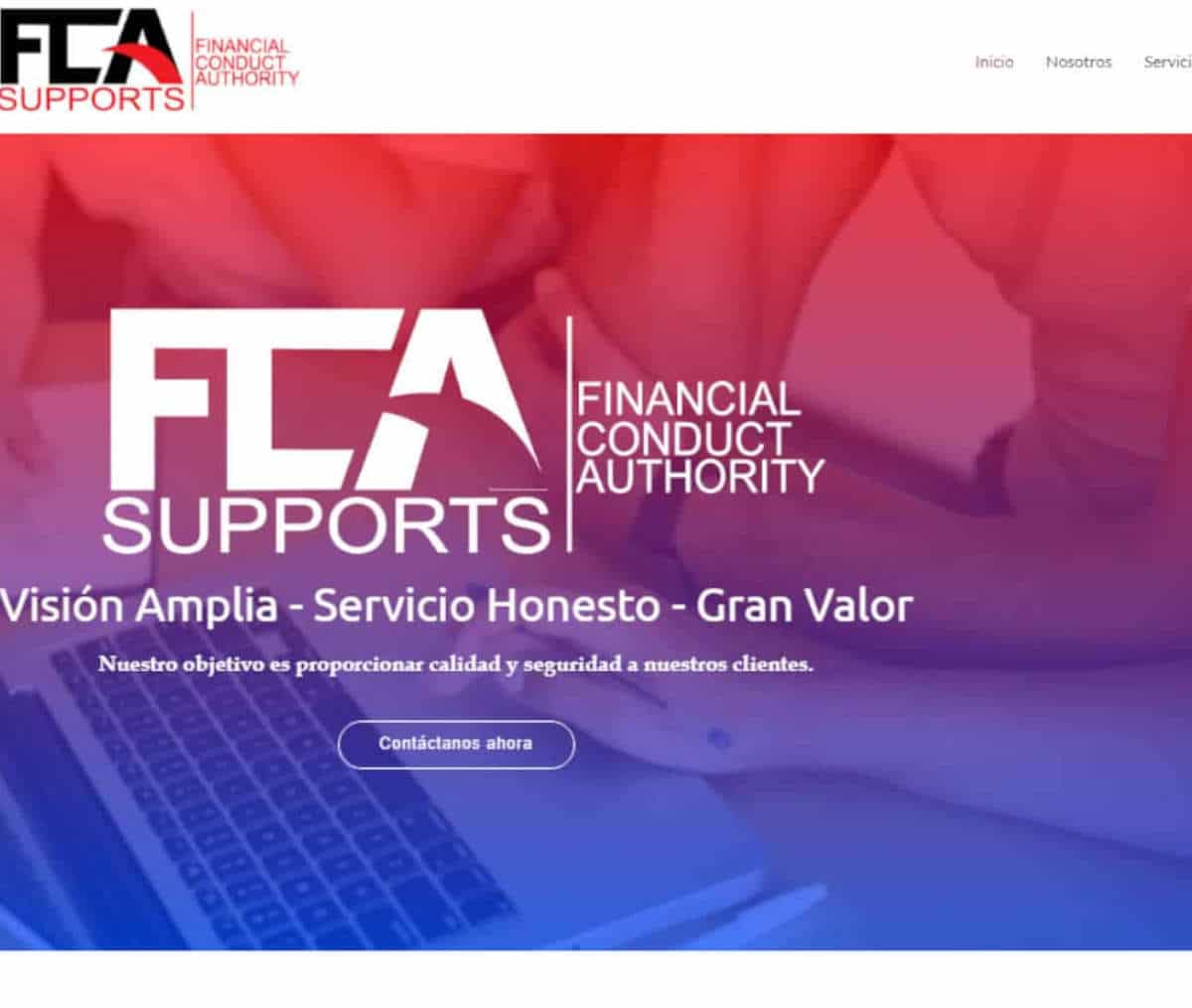 Página web de FCA Supports