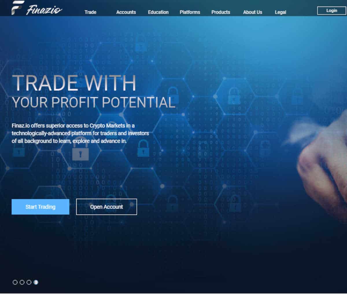 Página web de Finaz.io