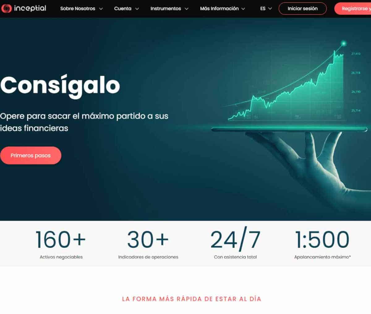 Página web de Flutterfxtrade