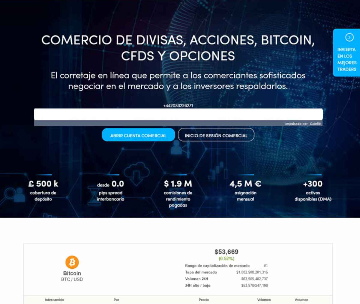 Página web de ForexGrowths