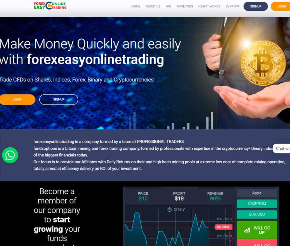 Página web de ForexeasyOnlineTrading