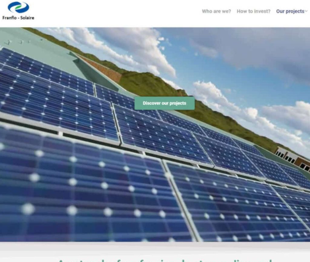 Sitio web de Franflo – Solaire