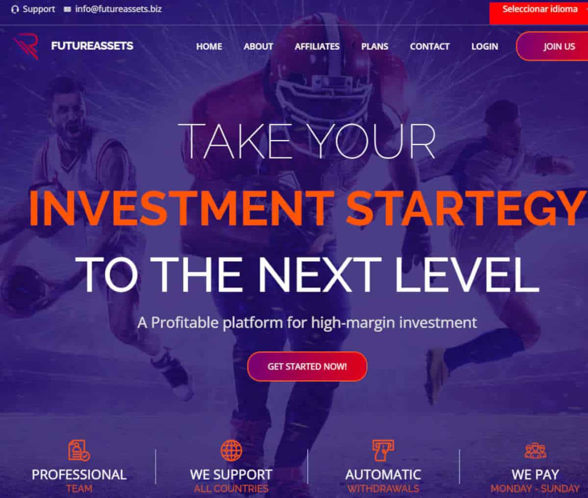 Página web de FUTUREASSETS