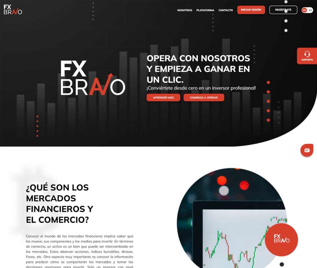 Página Web FxBravo