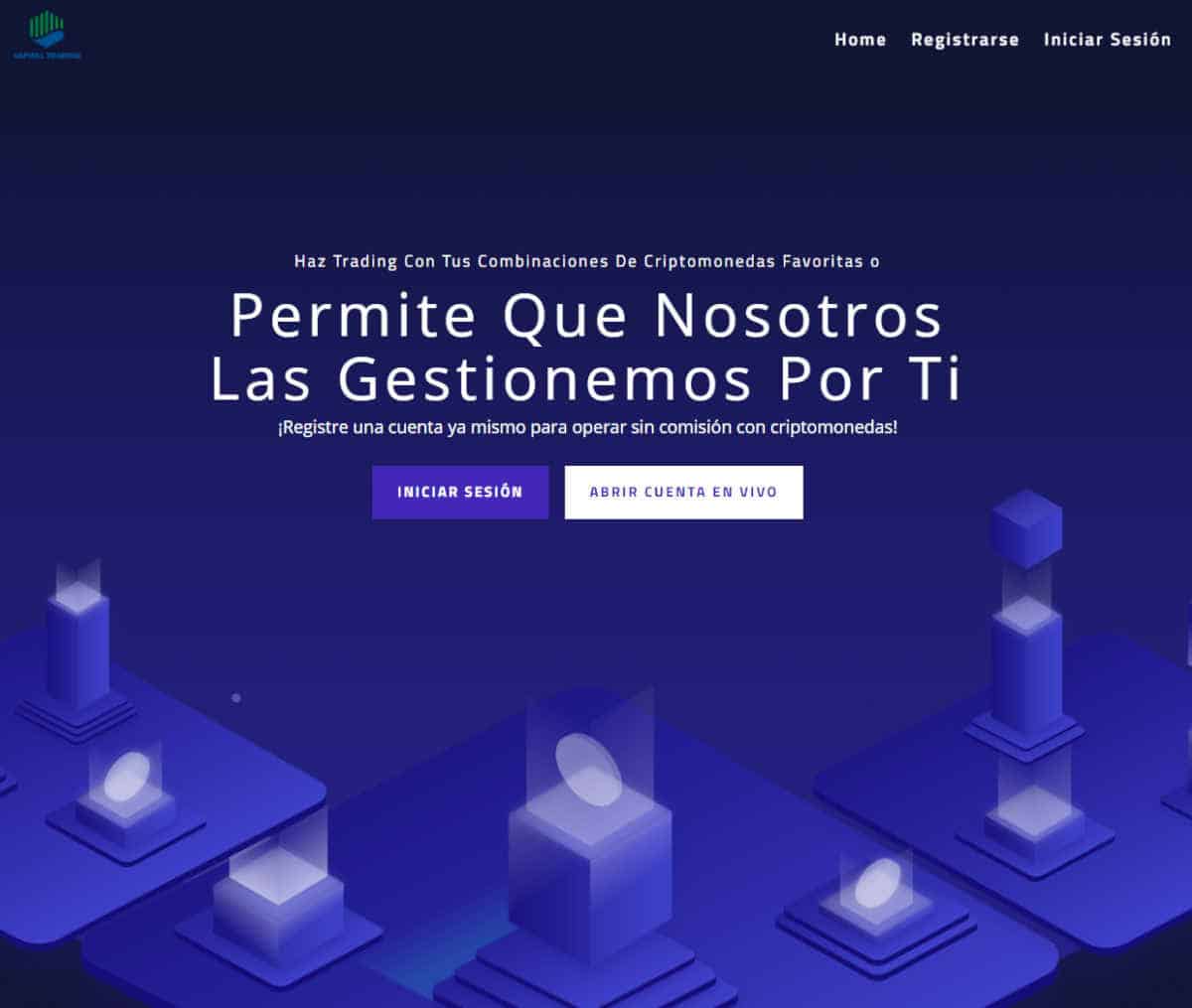 Página web de Capital Trading