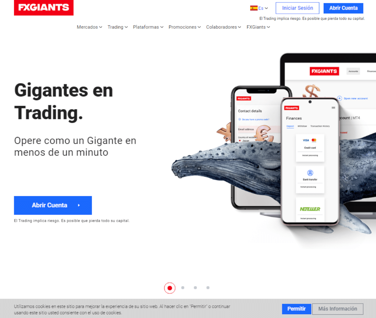 Página web de FxGiants