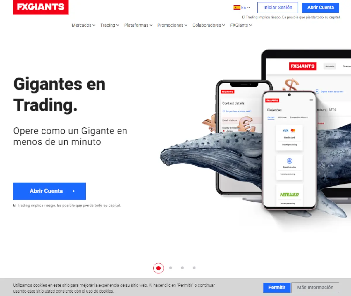 Página web de FxGiants