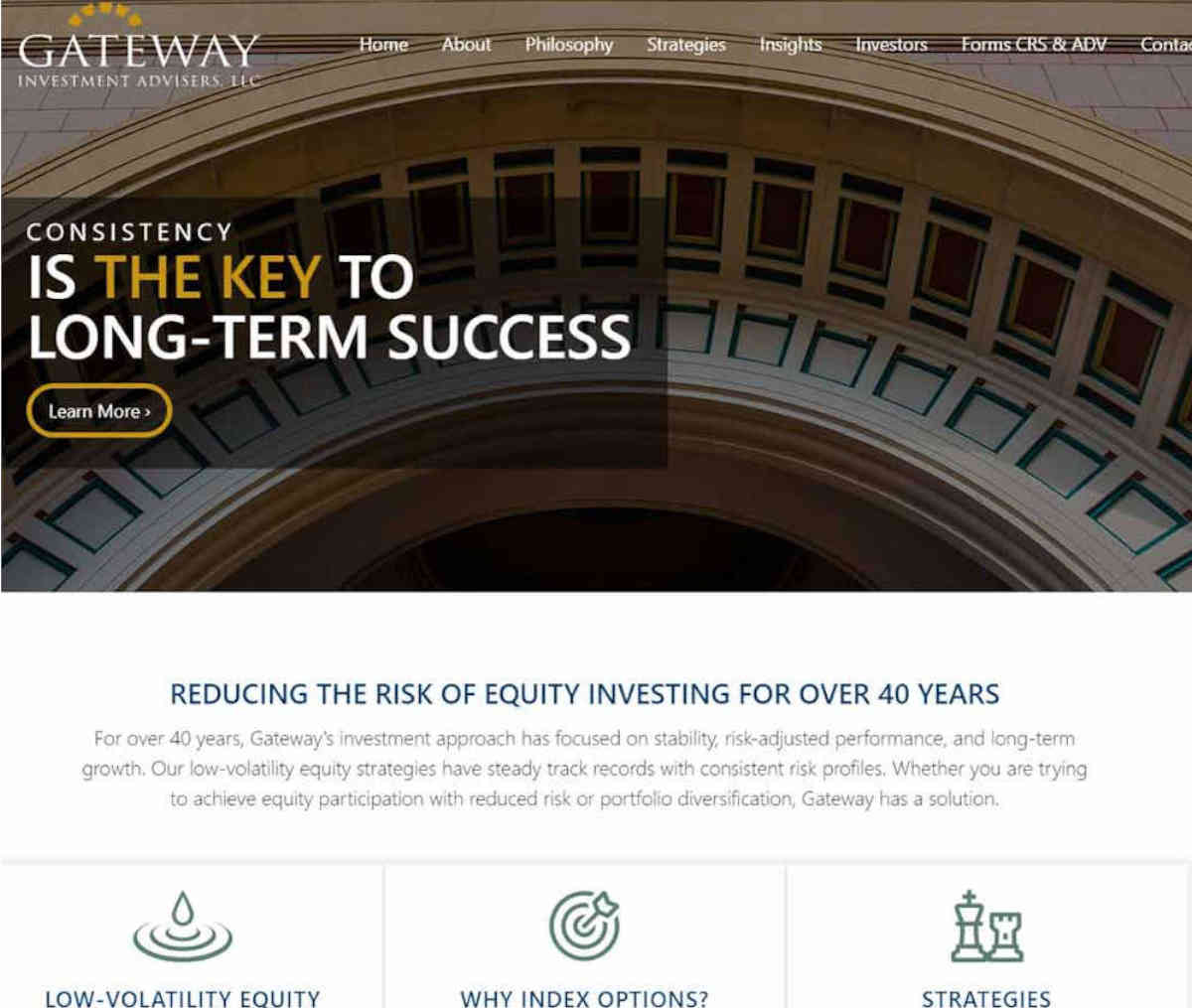 Página web de Gateway Investment Advisers