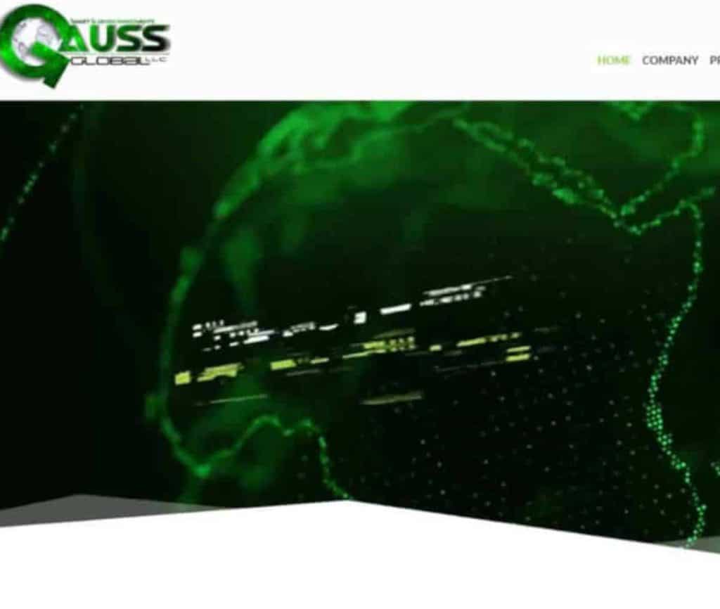 Sitio web de Gauss LLC