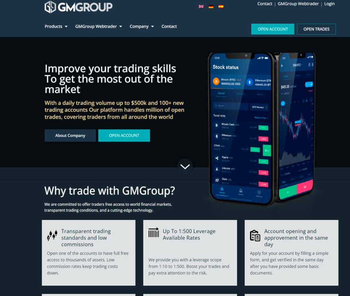 Página web de GMGroup