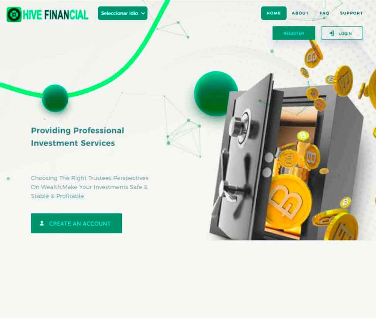 Página web de Hive-financial