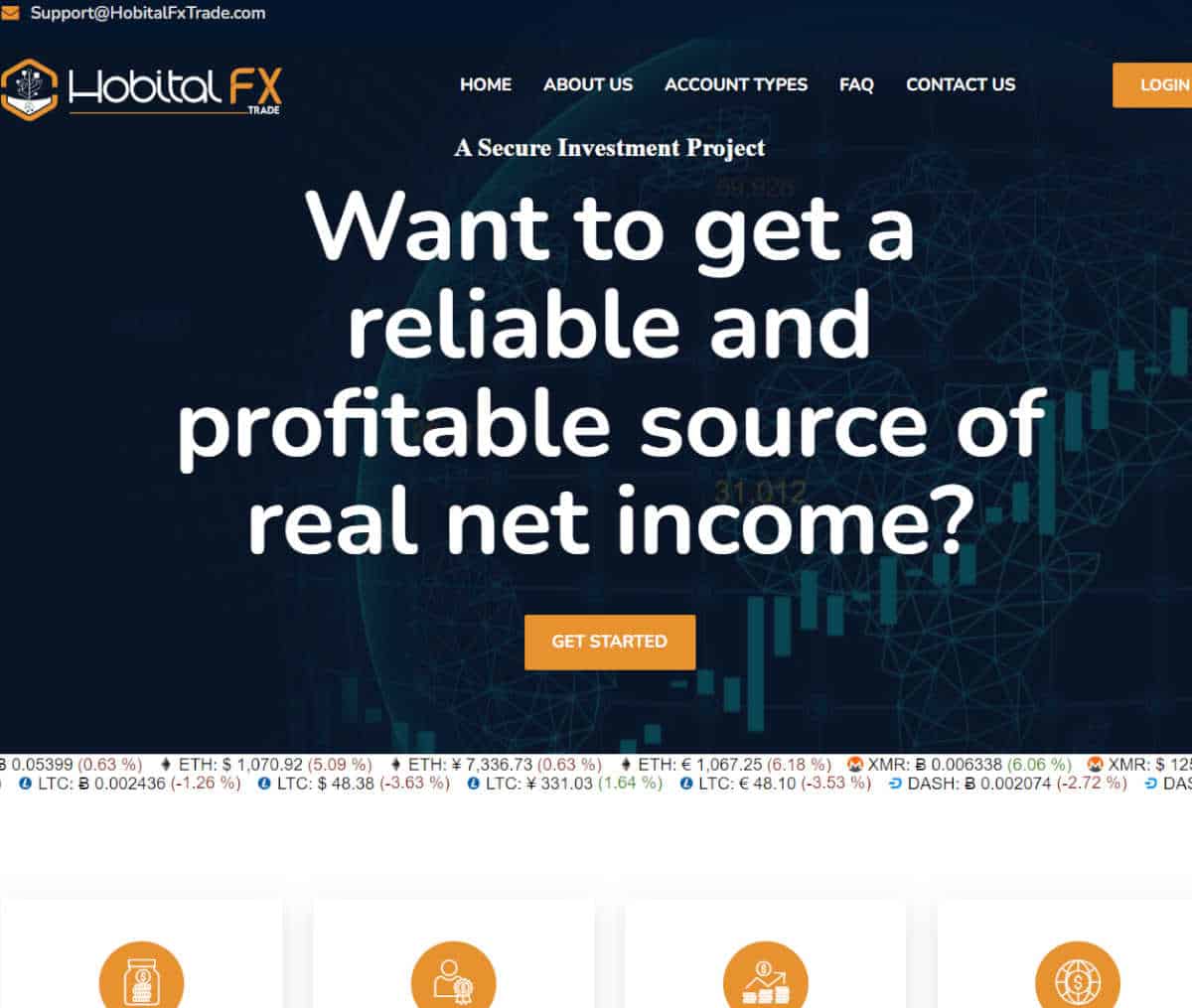 Página web de HobitalFxTrade