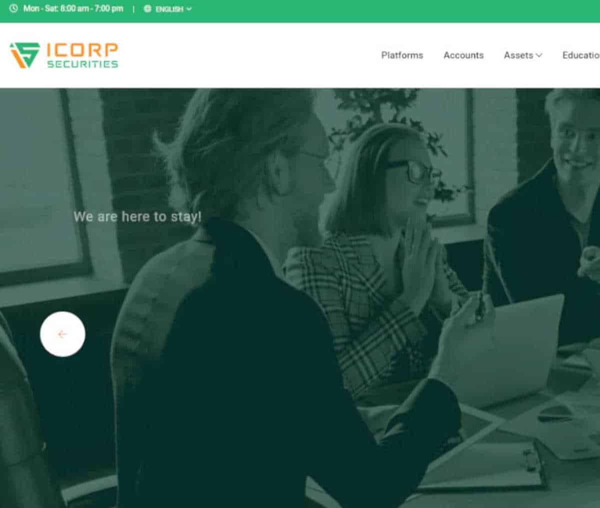 Página web de IcorpSecurities
