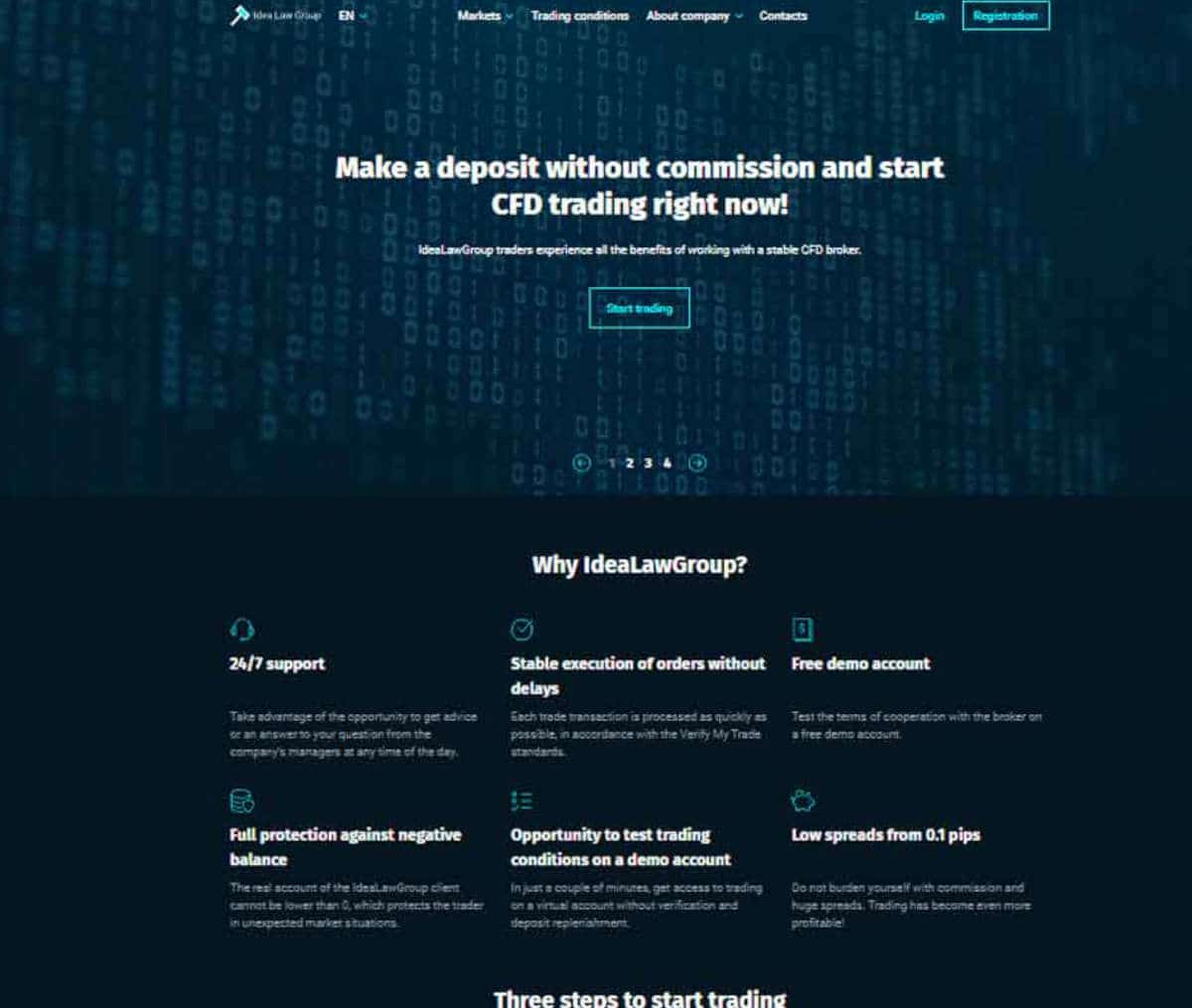 Página web de IdeaLawGroup
