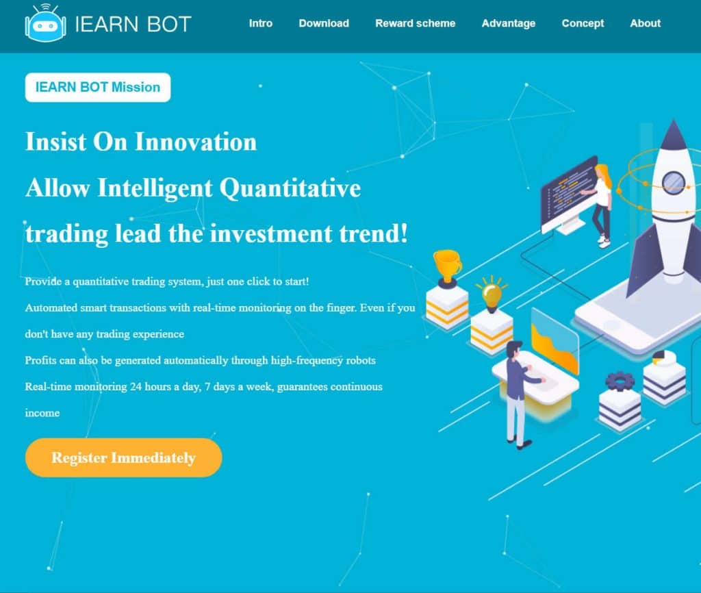 Sitio web de IEARN BOT