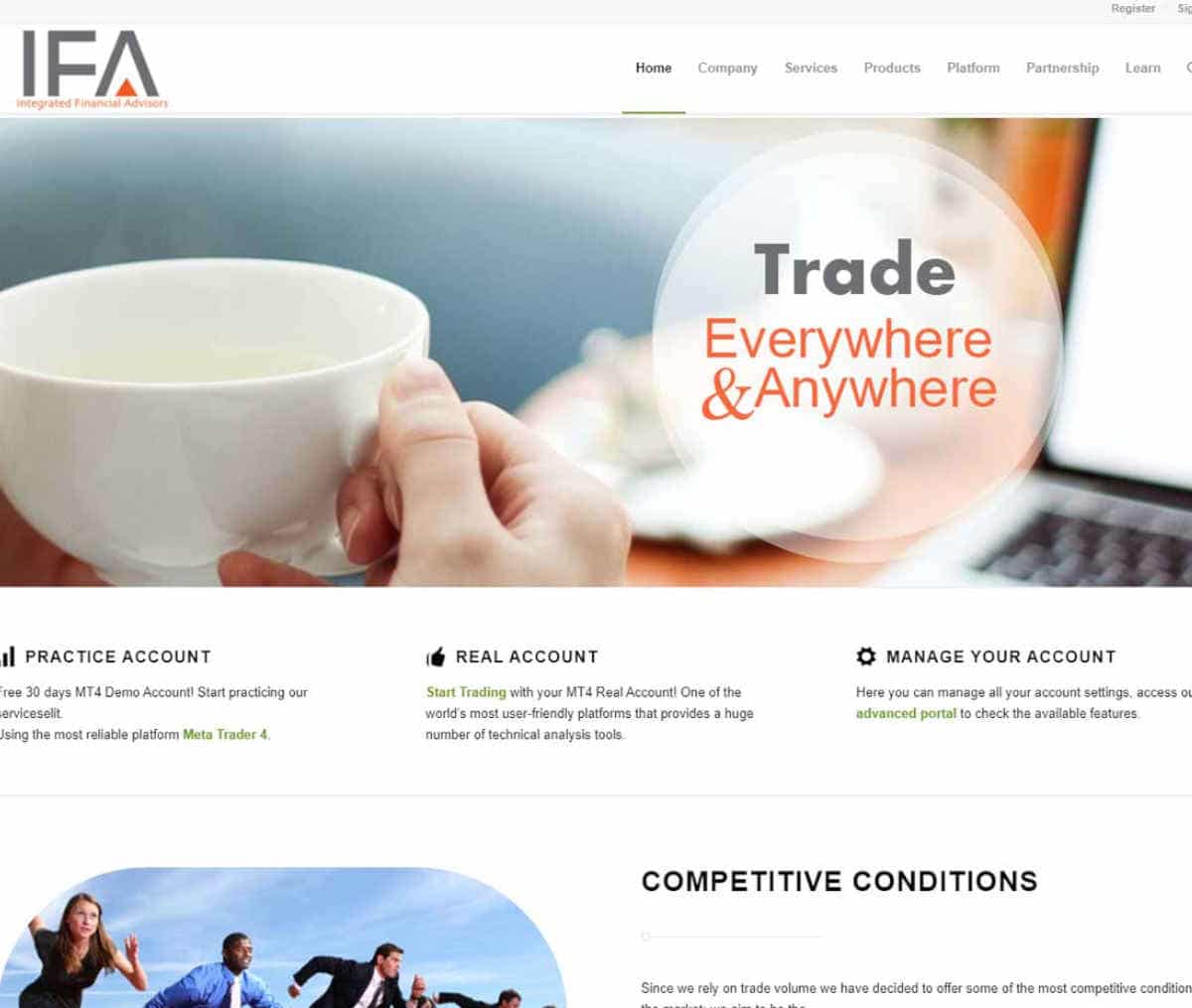 Página web de IFA
