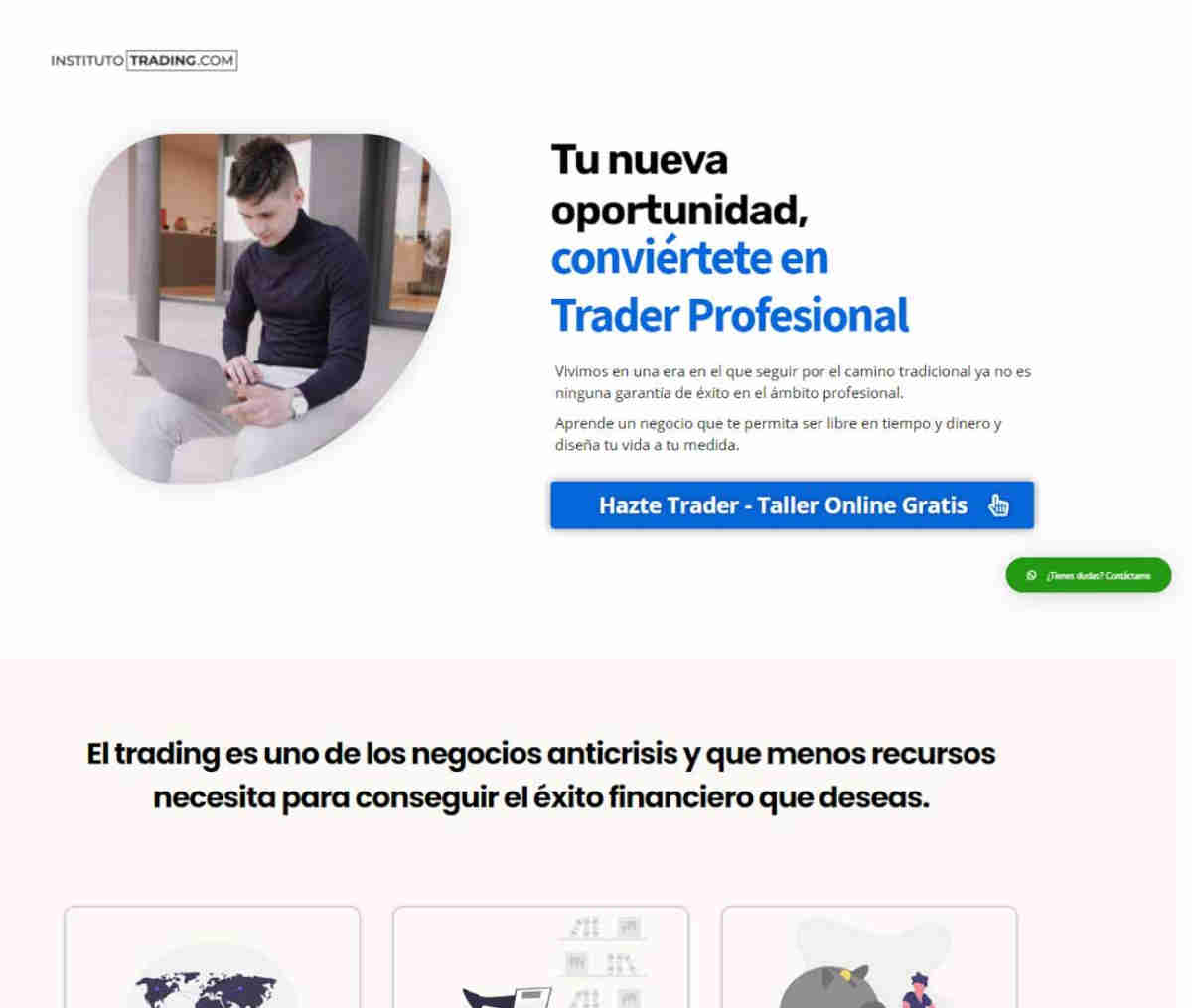 Página web de Instituto Trading