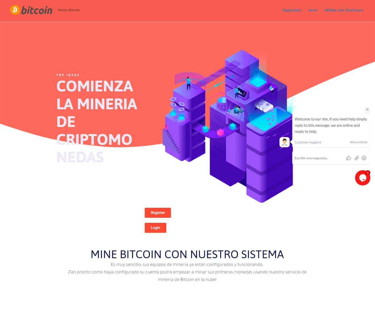 Página web de InterCrypto