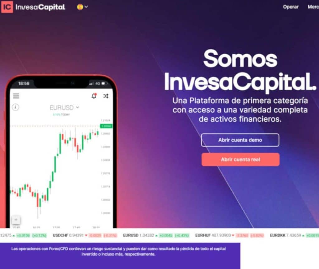 Sitio web de InvesaCapital