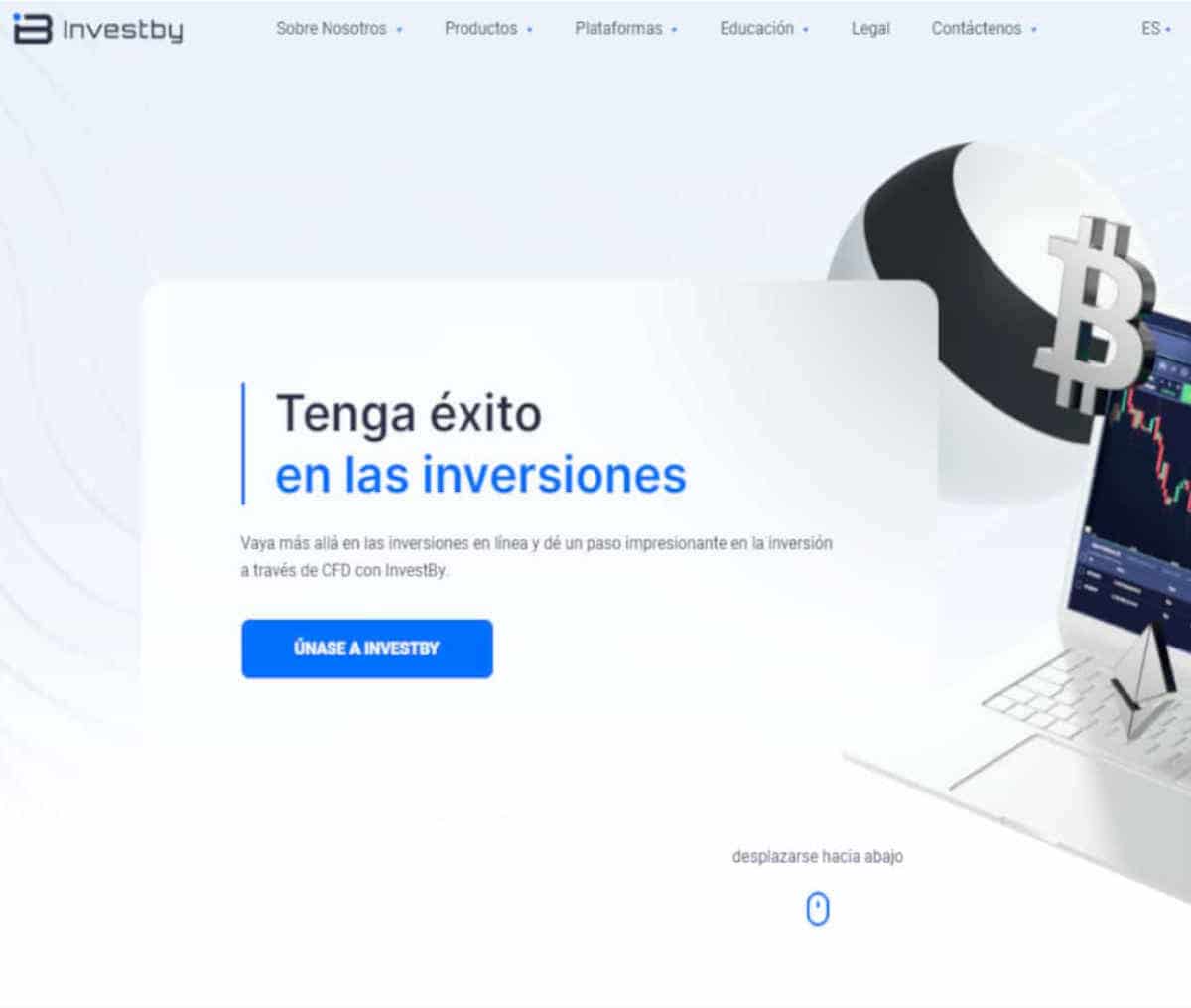 Página web de Investby