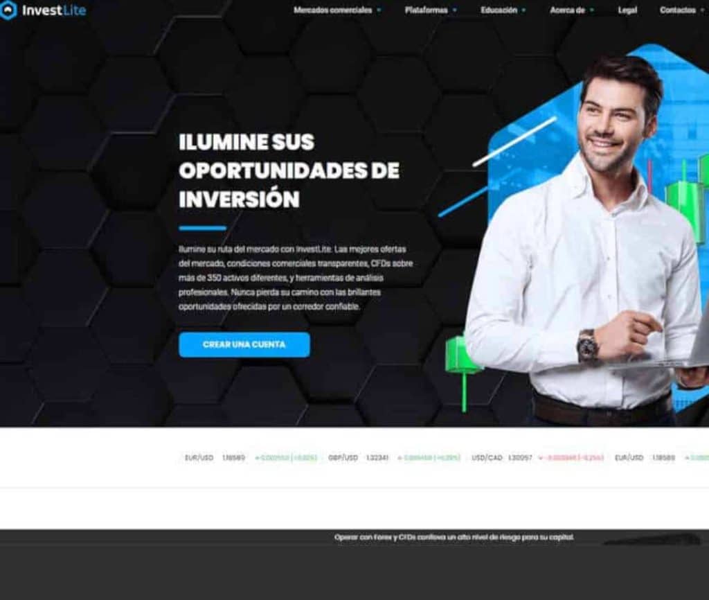 Sitio web de InvestLite