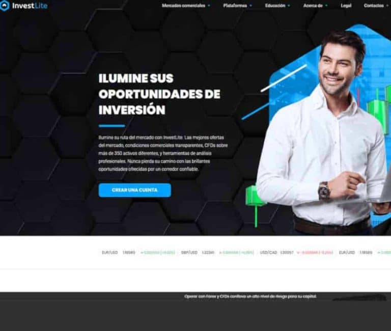 Sitio web de InvestLite