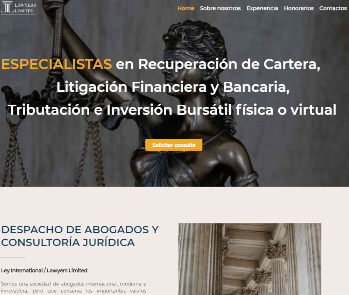 Página web de Lawyers Limited