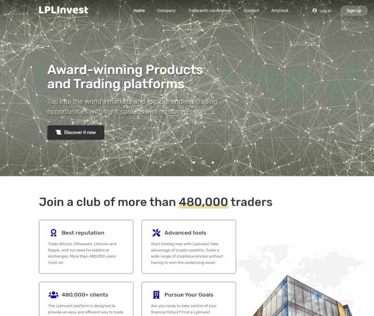 Página web de LPLInvest