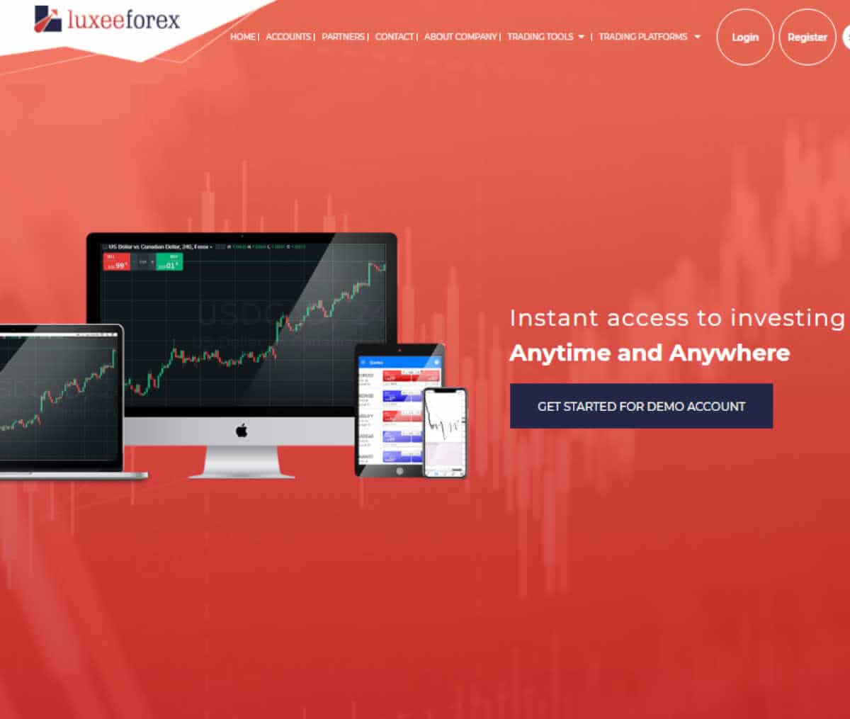 Página web de LuxeeForex