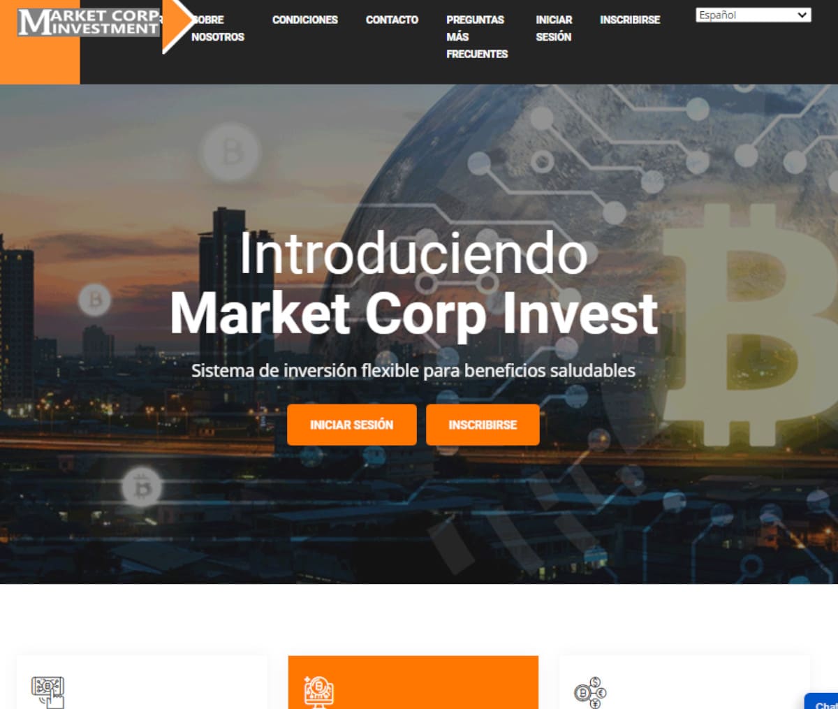 Página web de Market Corp Invest