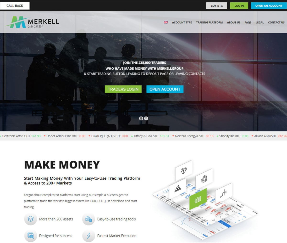 Página web de Merkell Group