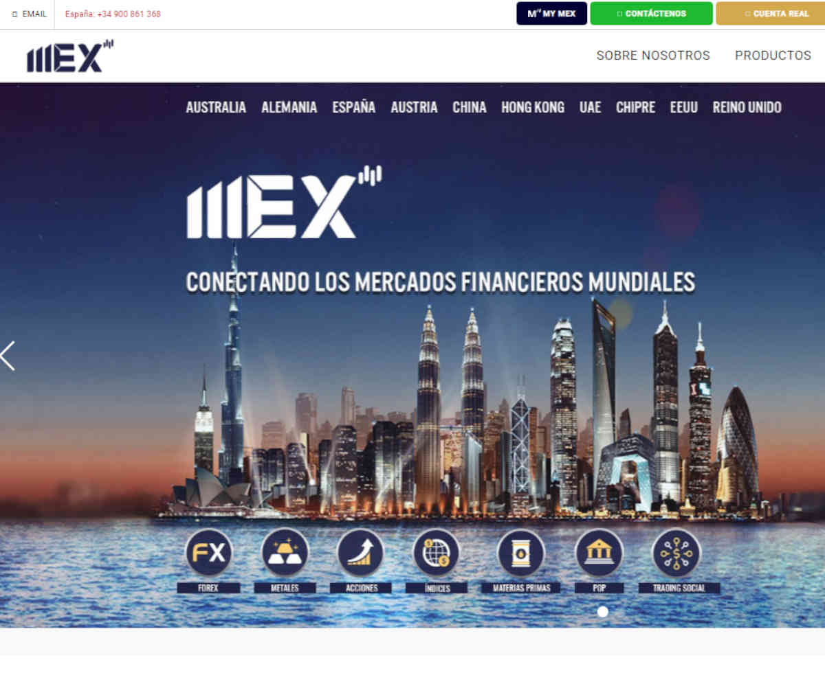 Página web de Mex Asset Management