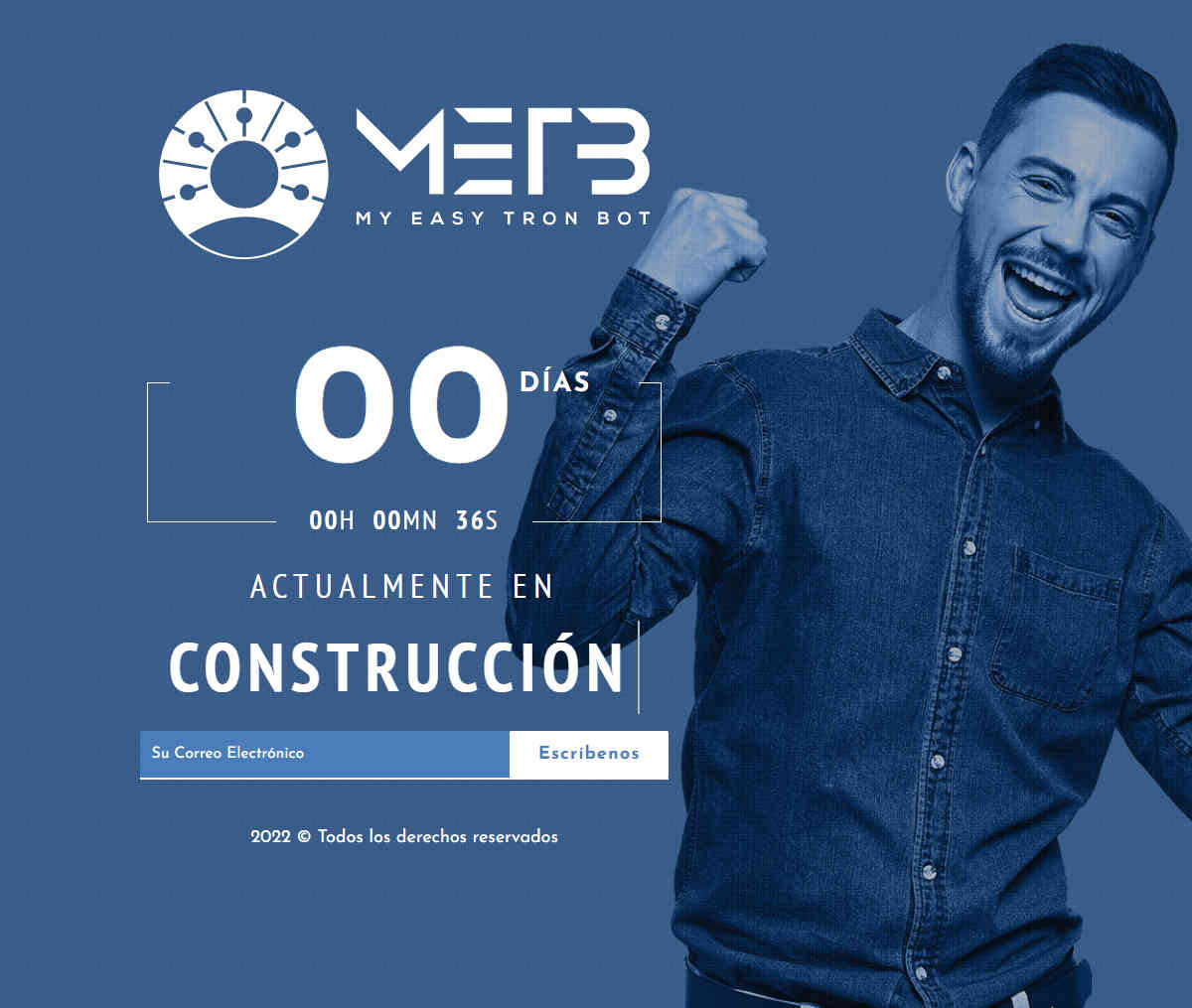 Página web de My easy Tron Bot