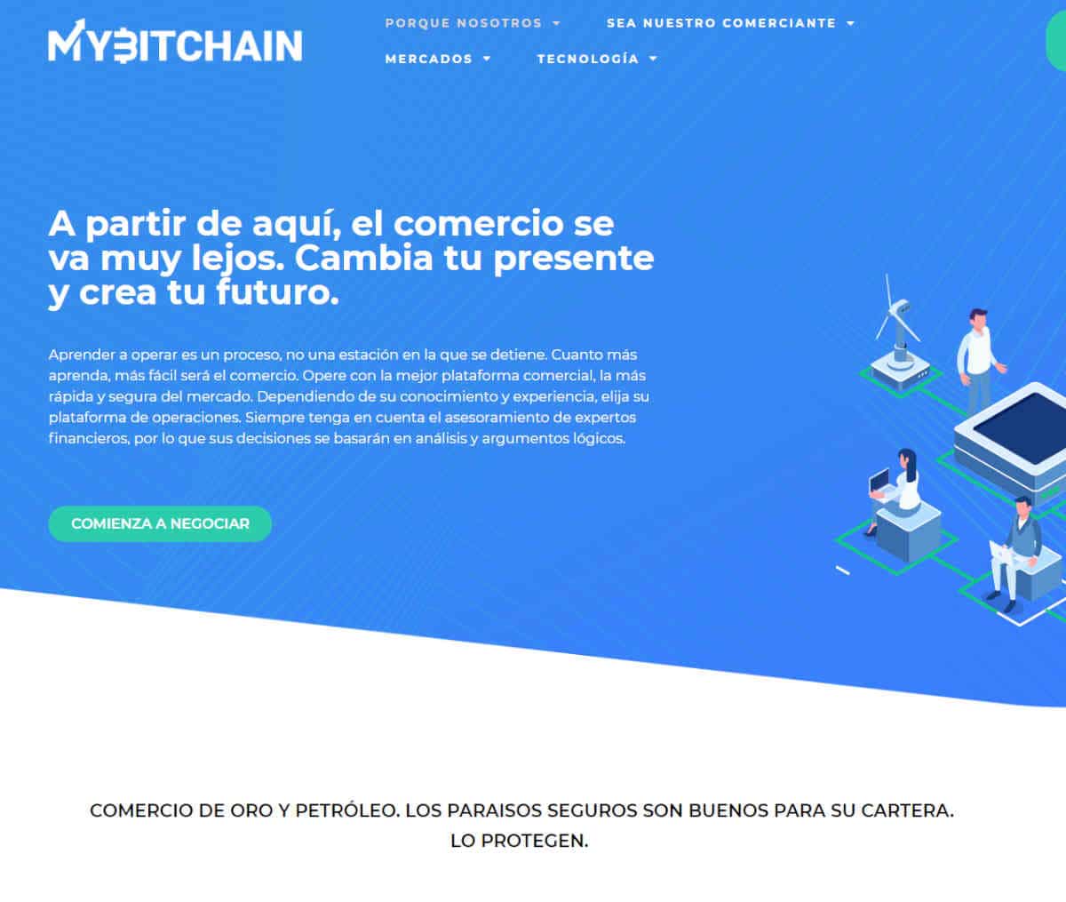 Página web de Mybitchain