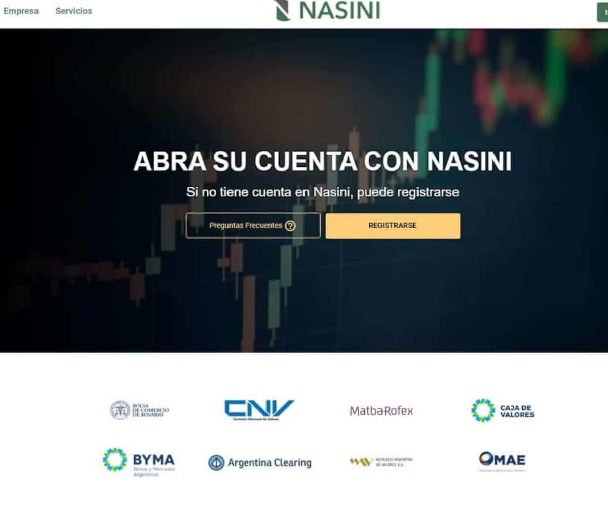 Página web de Nasini