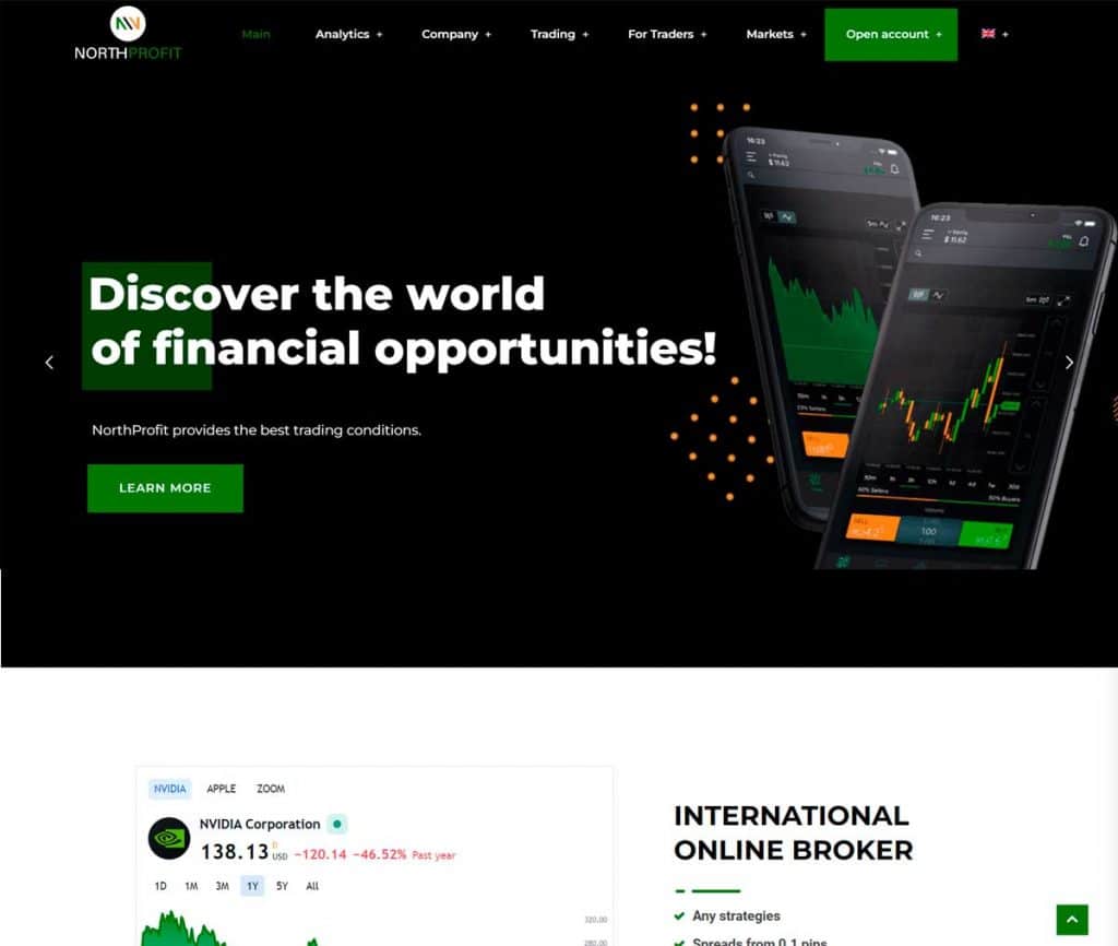 Página Web Northprofit