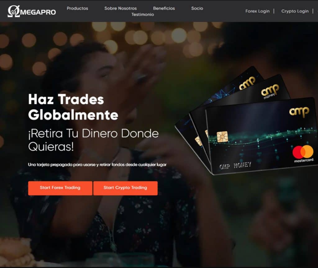 Sitio web de OmegaPro