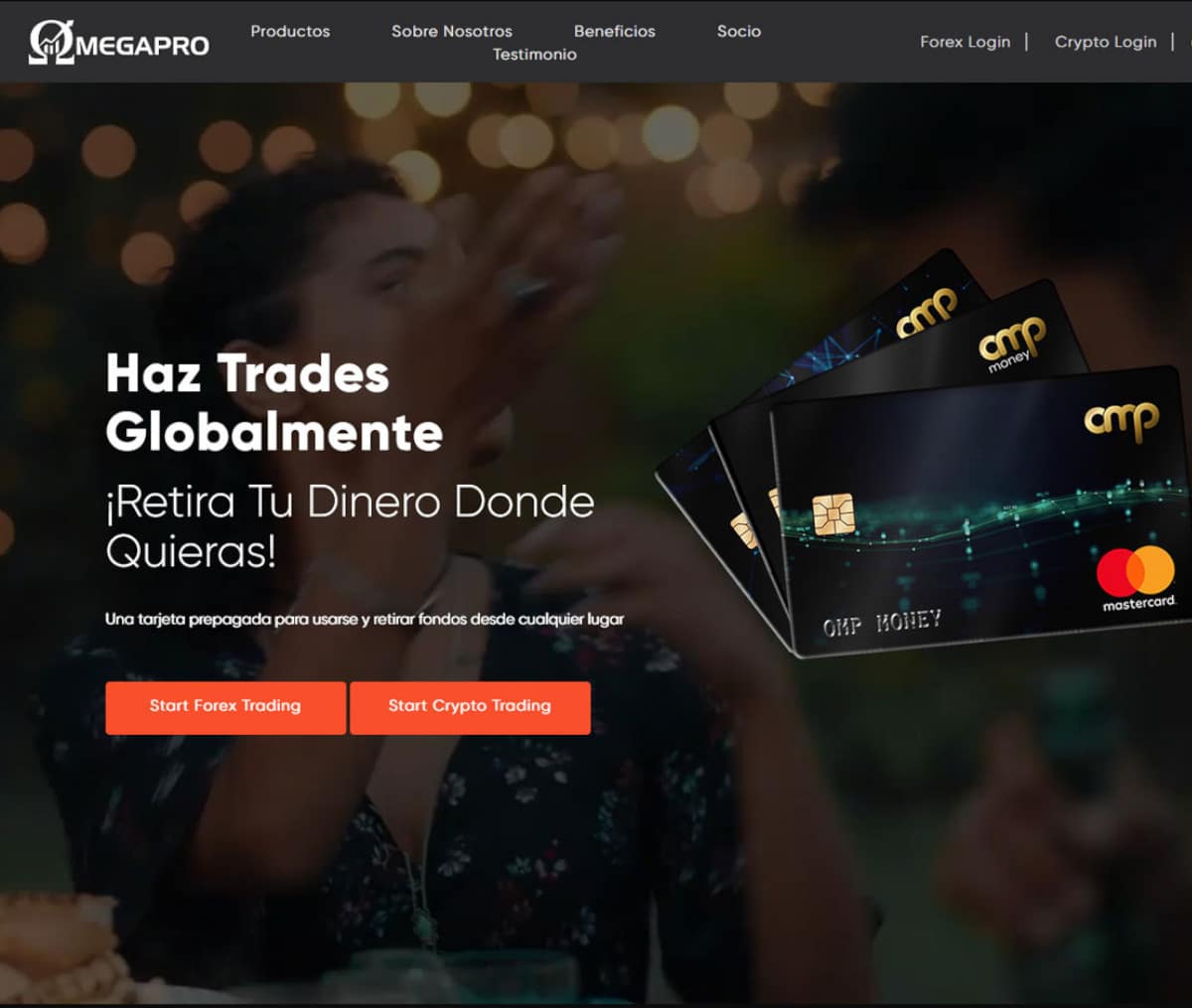Página web de OmegaPro