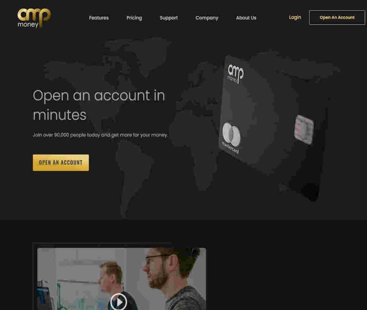 Página web de OMP Money