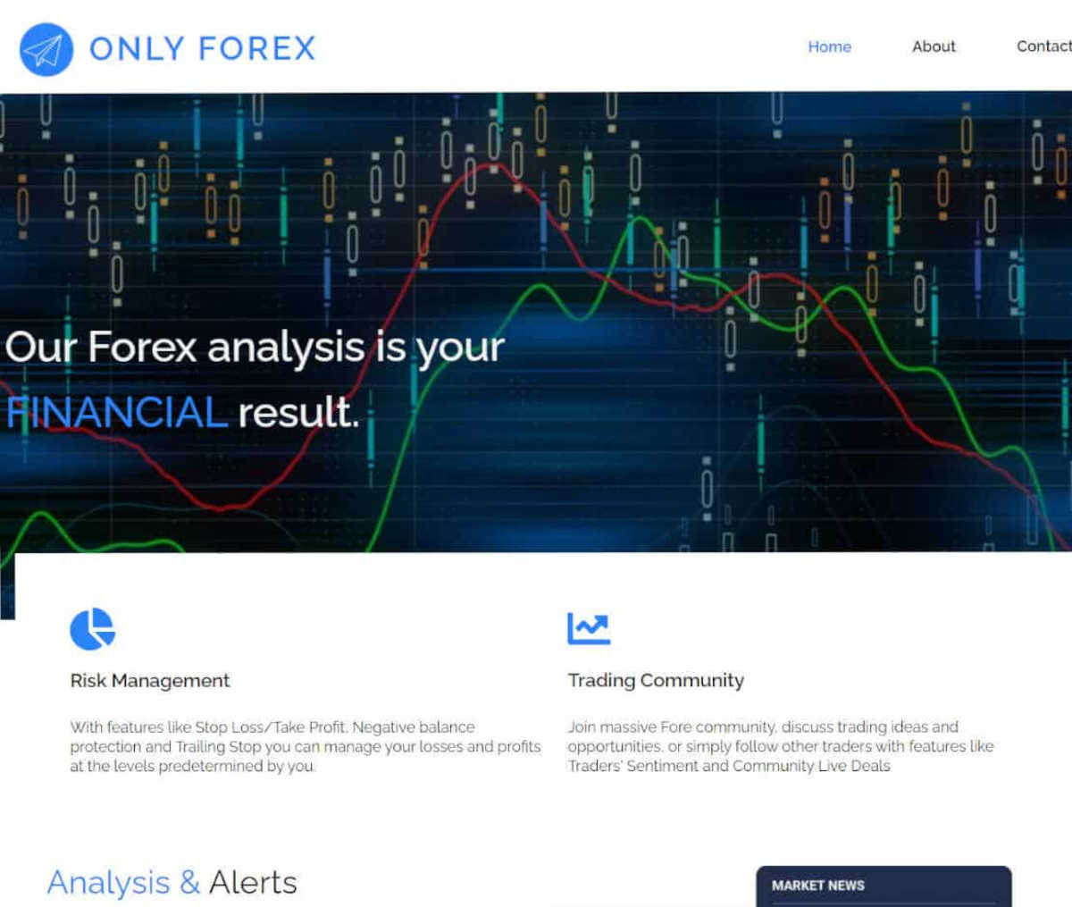 Página web de Only Forex