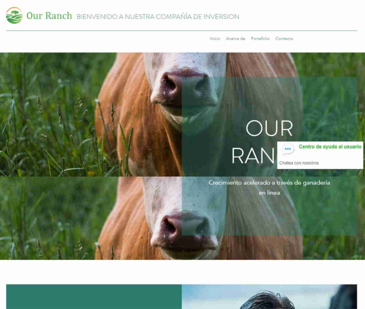 Página web de Our Ranch