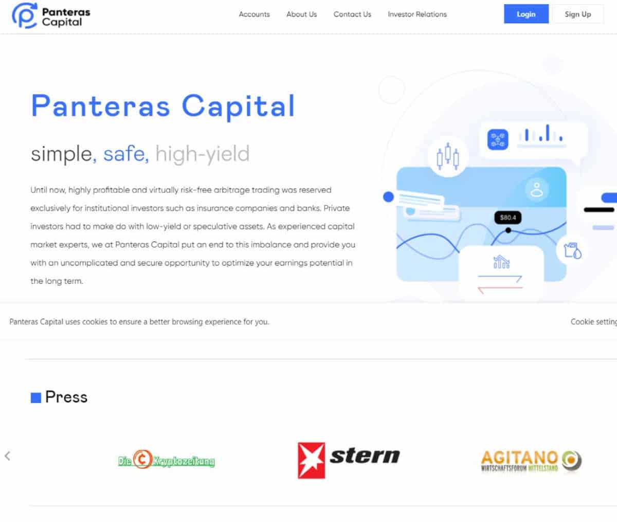 Página web de Panteras Capital