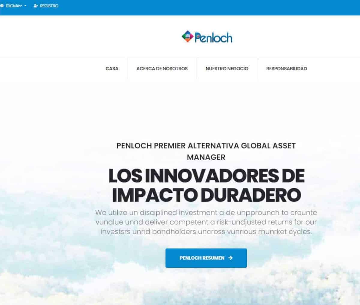 Página web de PENLOCH