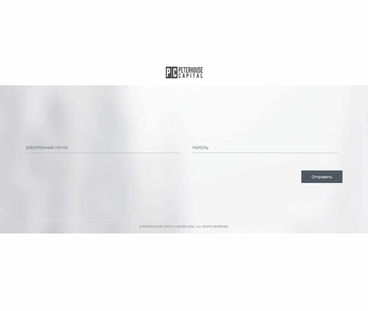 Página web de Peterhouse Capital